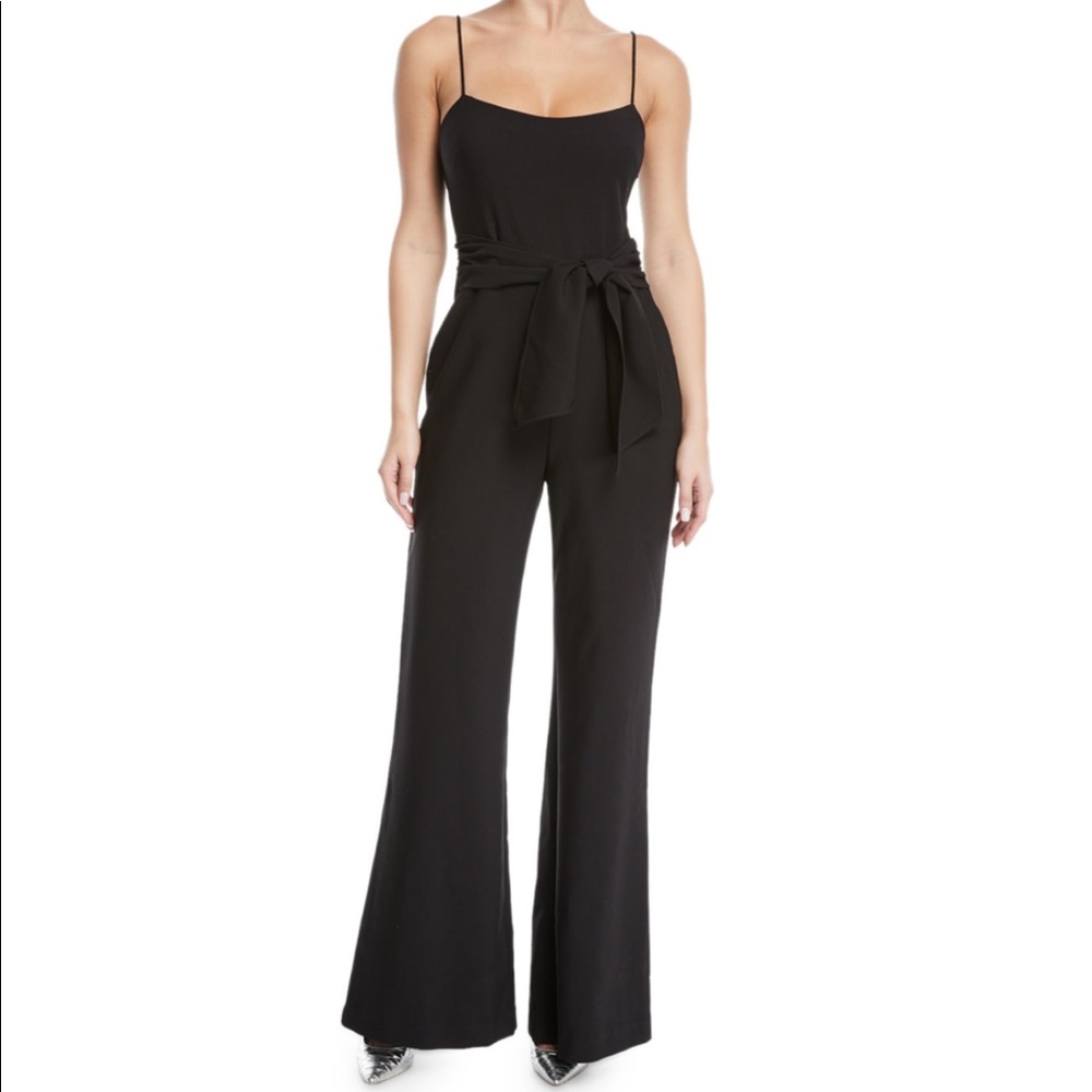 Likely “Genevieve” Black Jumpsuit with Self-tie